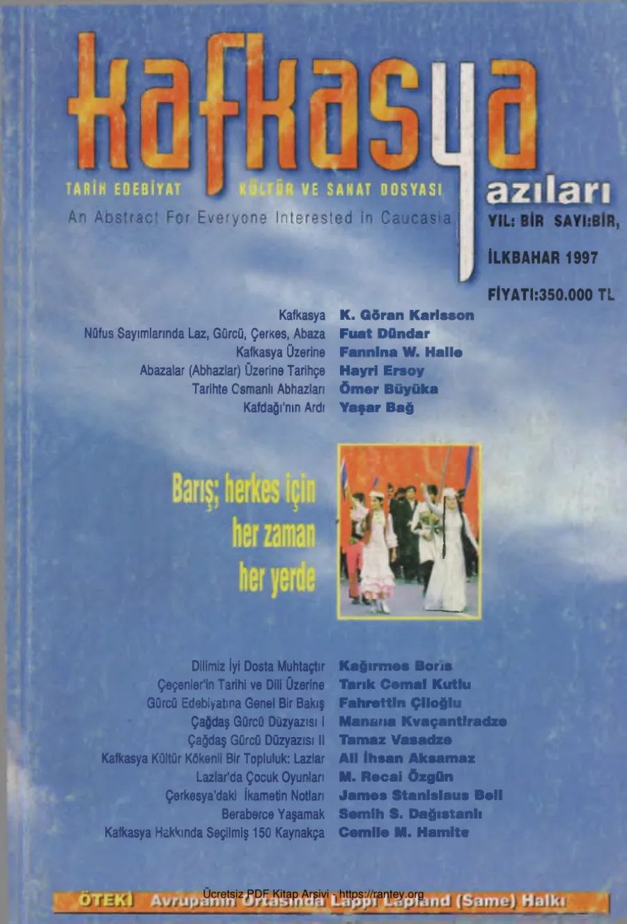 01 İlkbahar 1997 kapak görseli