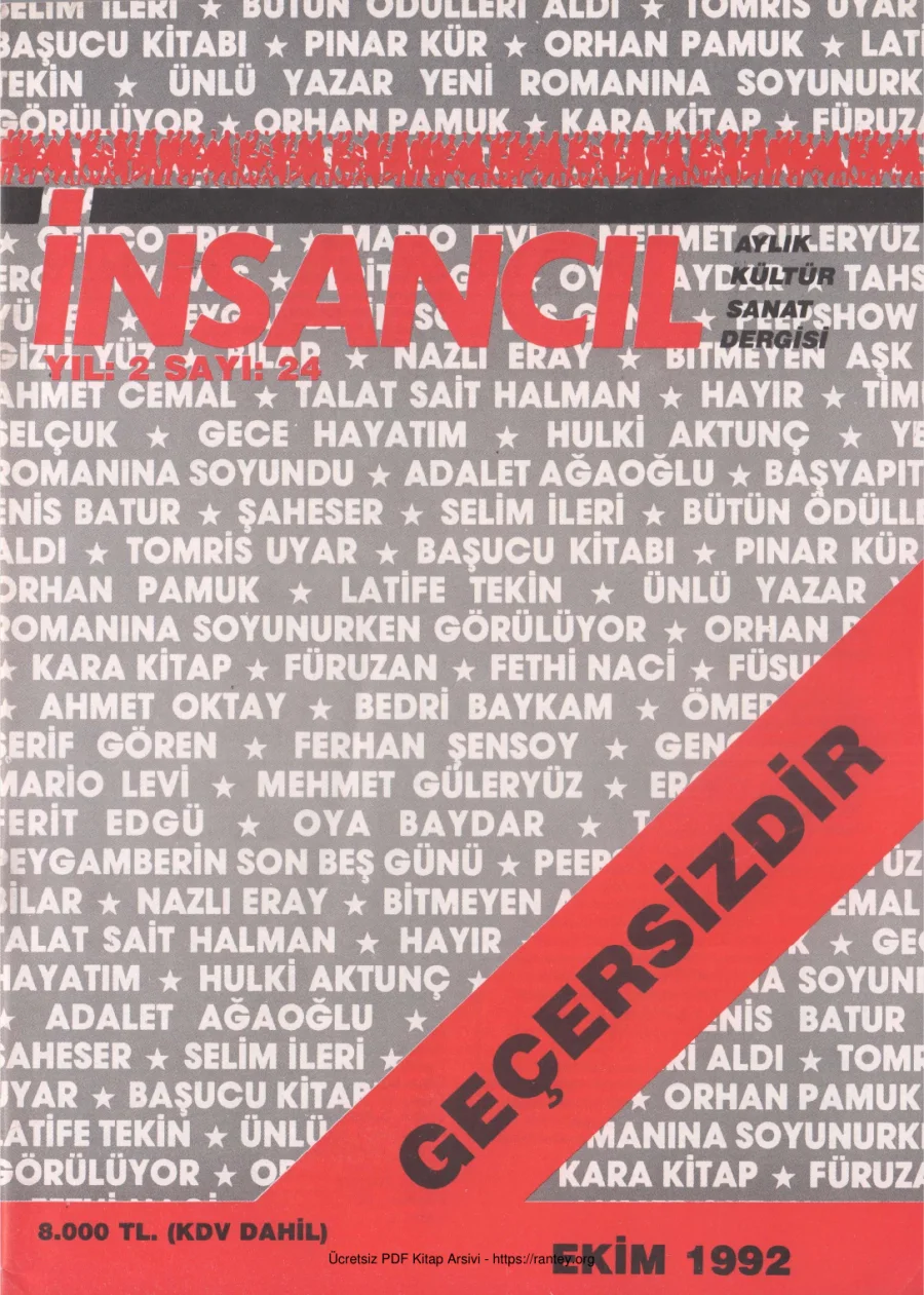 024 Ekim 1992 kapak görseli