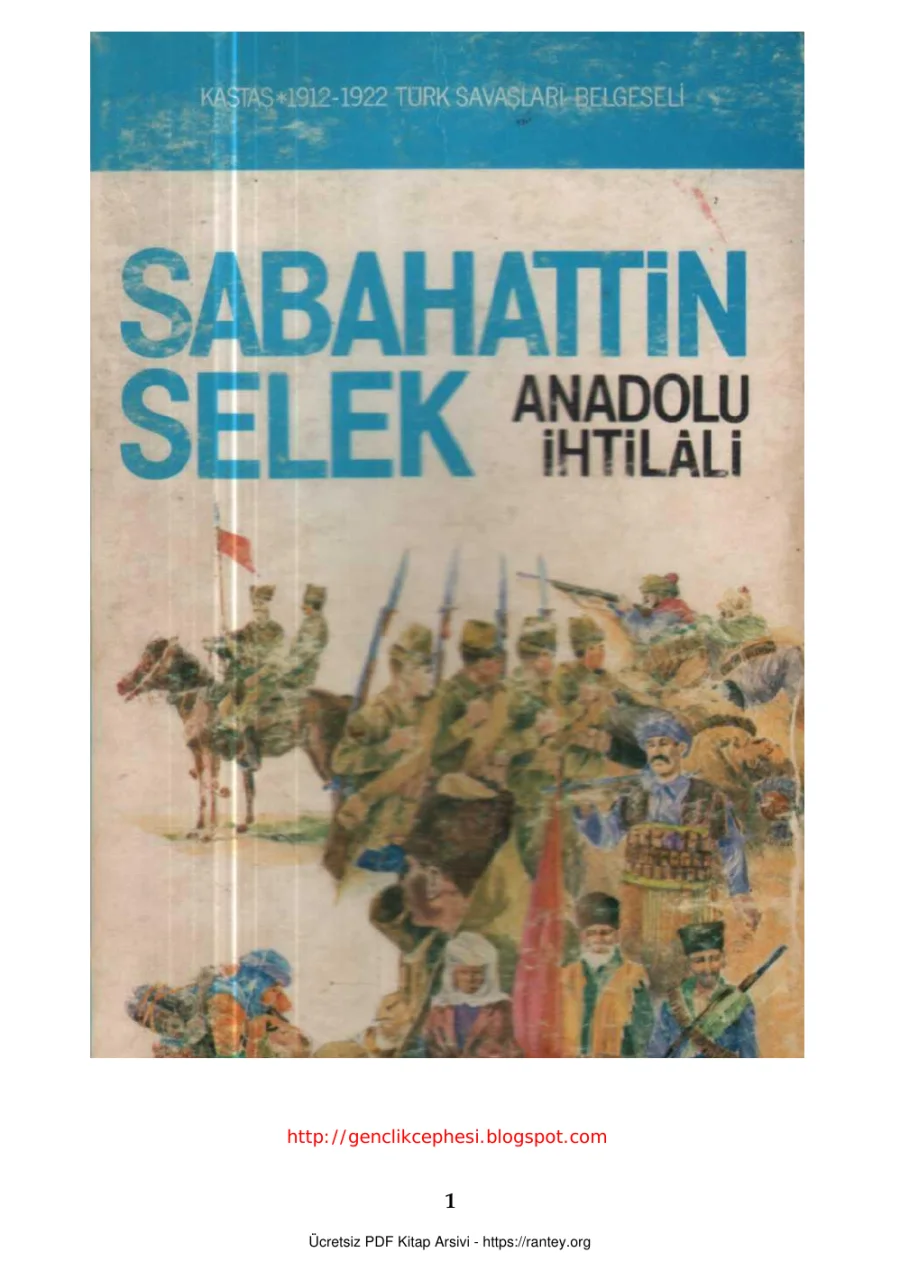 1 Sabahattin Selek kapak görseli
