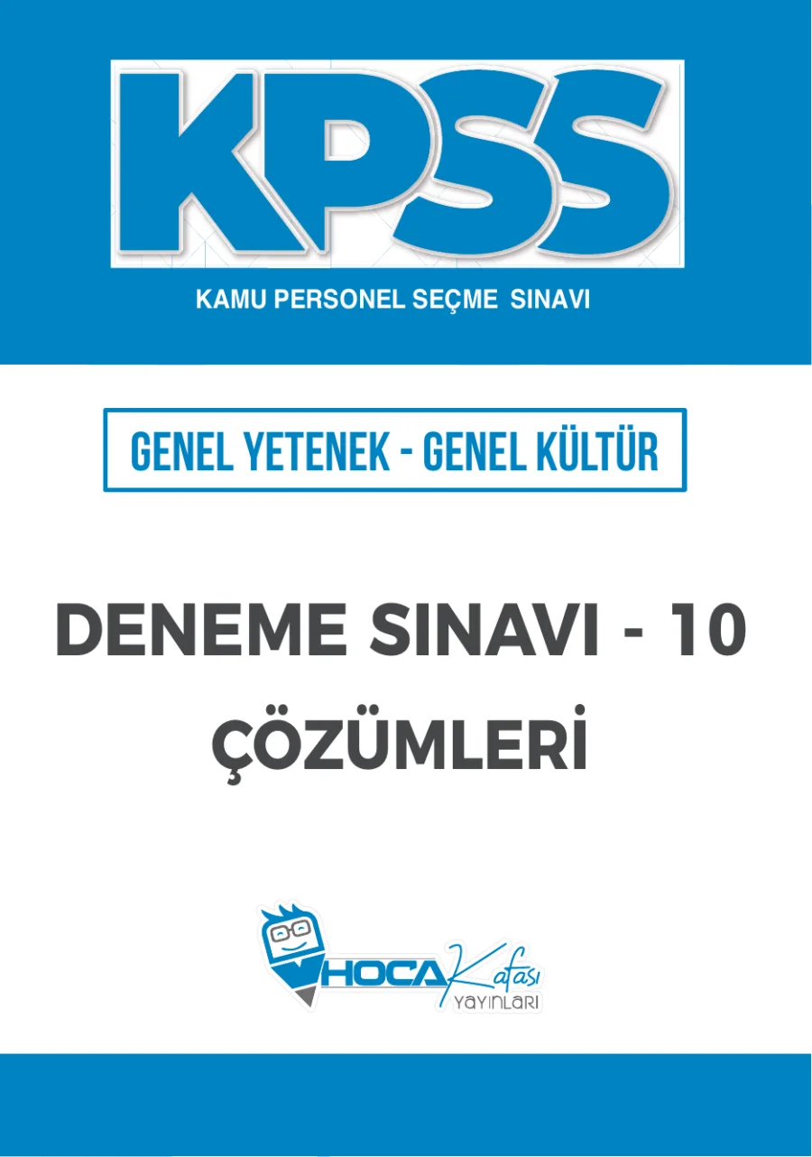 10 Lisans Deneme Sınavı Çözüm 26 kapak görseli