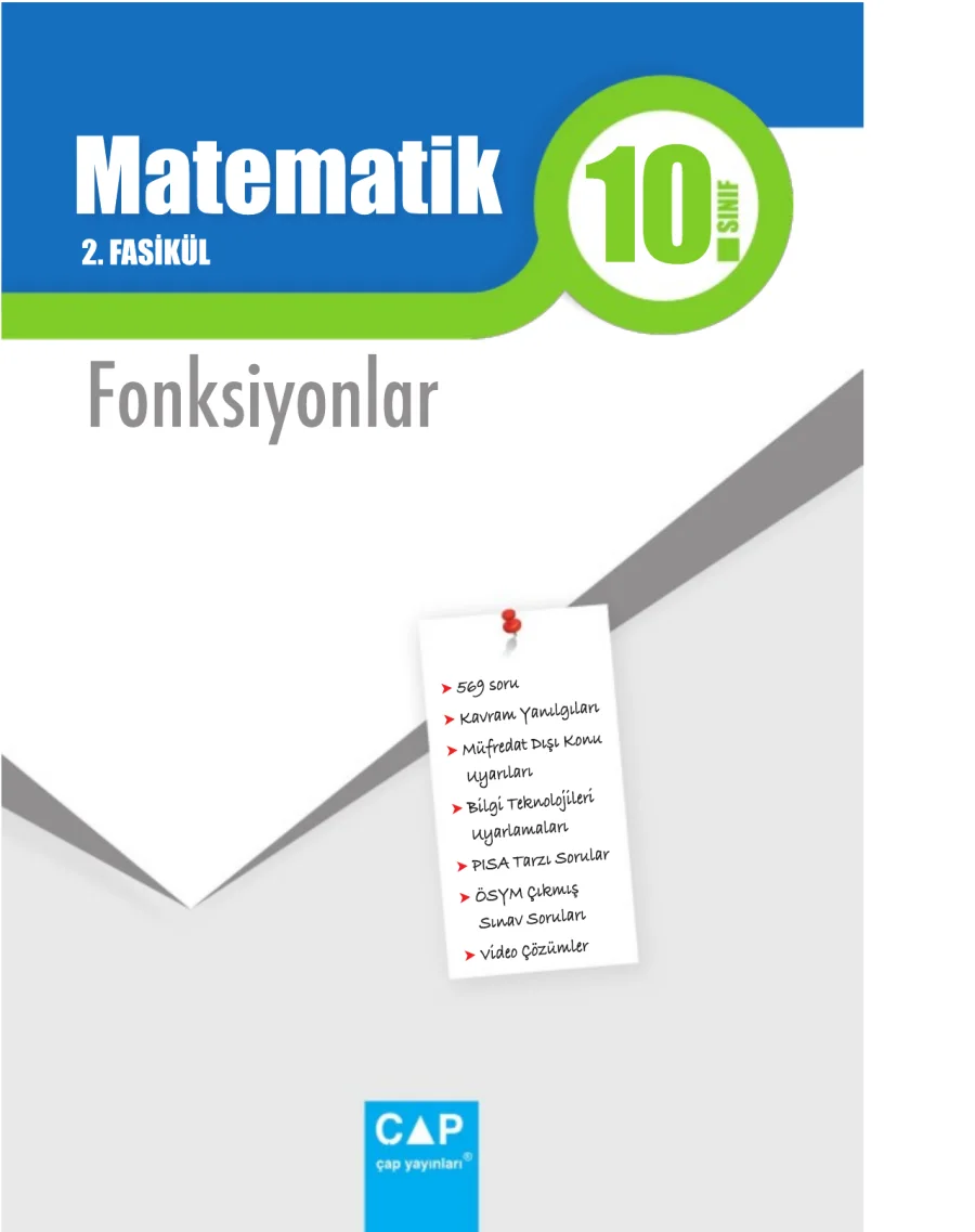 10. Sınıf Matematik Çap Fasikül 2 kapak görseli