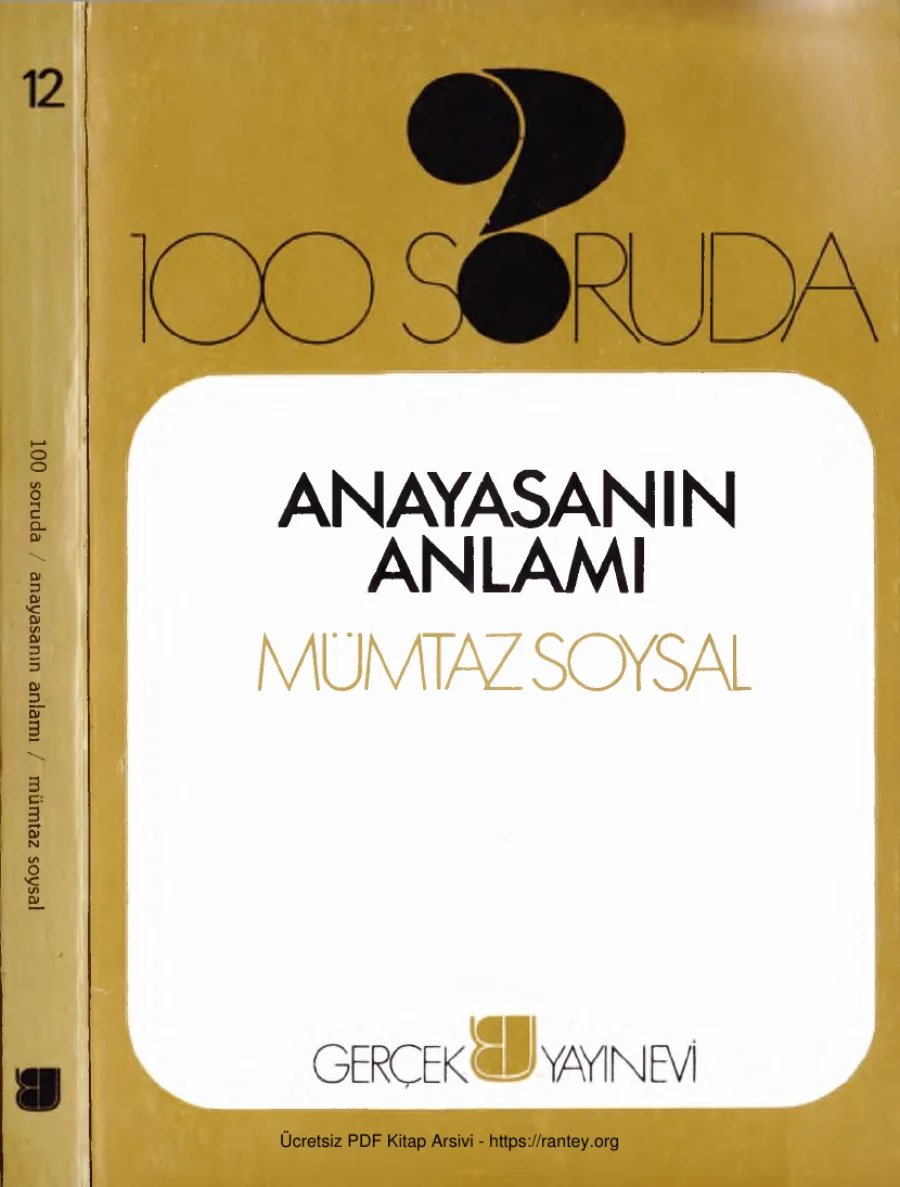 100 Soruda Anayasanın Anlamı kapak görseli