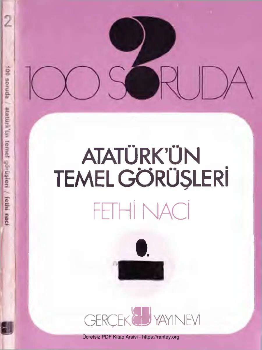 100 Soruda Atatürkün Temel Görüşleri Gerçek Yayınları kapak görseli