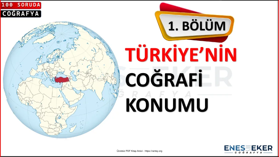 100 soruda coğrafya ENES EKER 1 kapak görseli