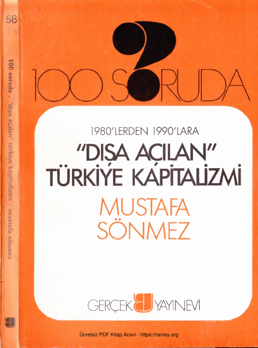 100 Soruda Dışa Açılan Türkiye Kapitalizmi Gerçek Yayınları kapak görseli
