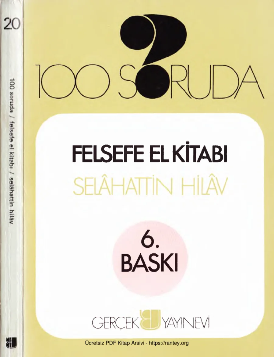 100 Soruda Felsefe El Kitabı Gerçek Yayınları kapak görseli
