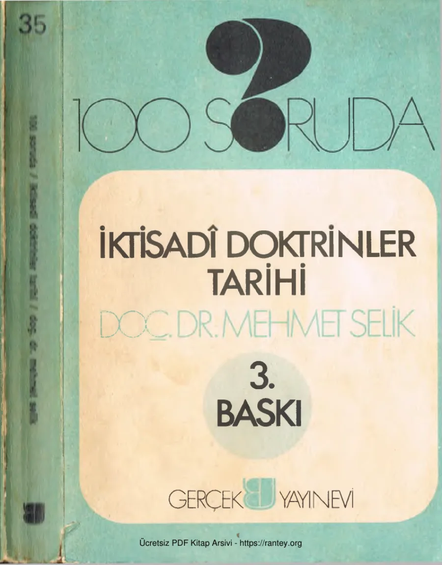 100 Soruda İktisadi Doktrinler Tarihi kapak görseli