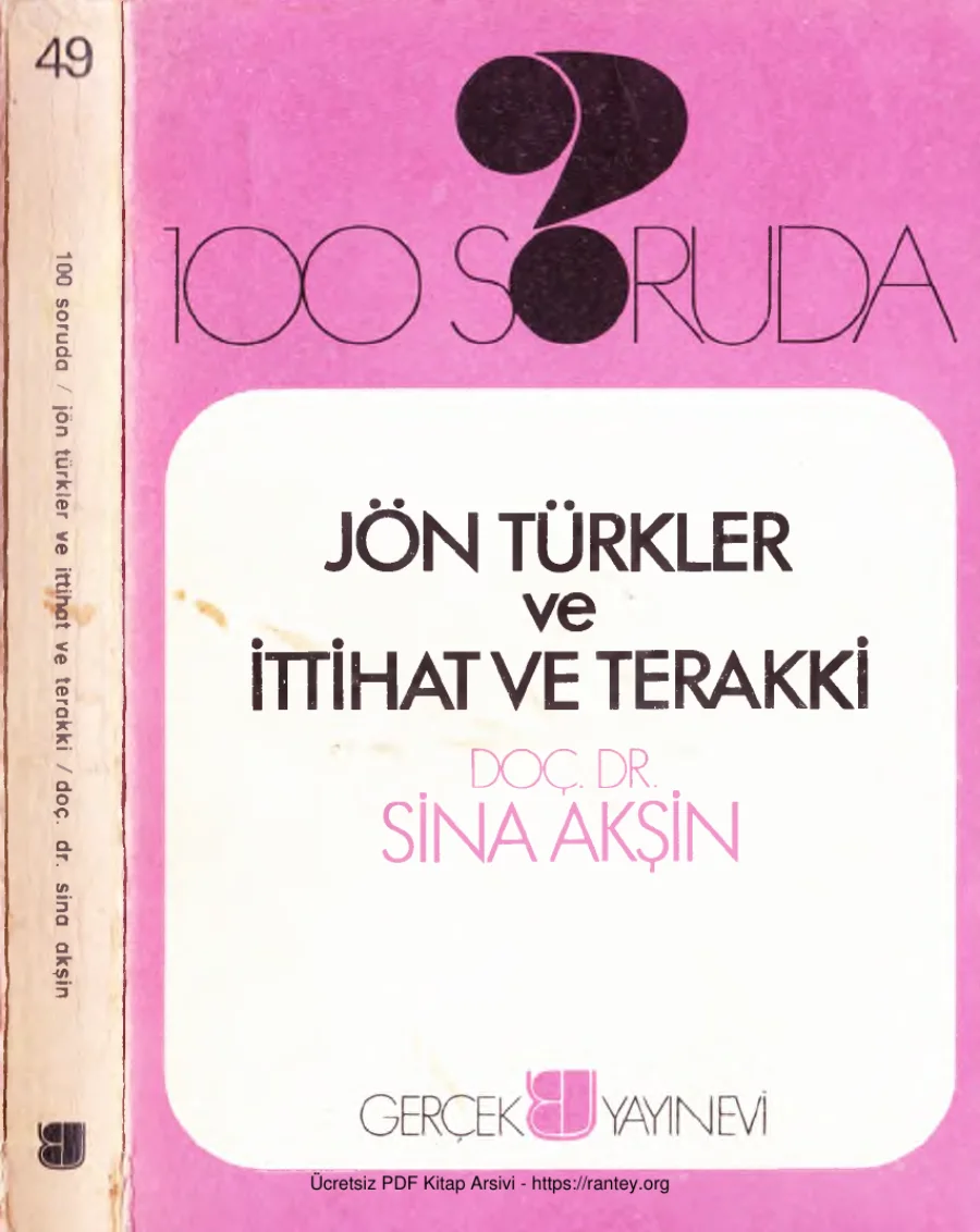 100 Soruda Jön Türkler ve İttihat ve Terakki Gerçek Yayınları kapak görseli