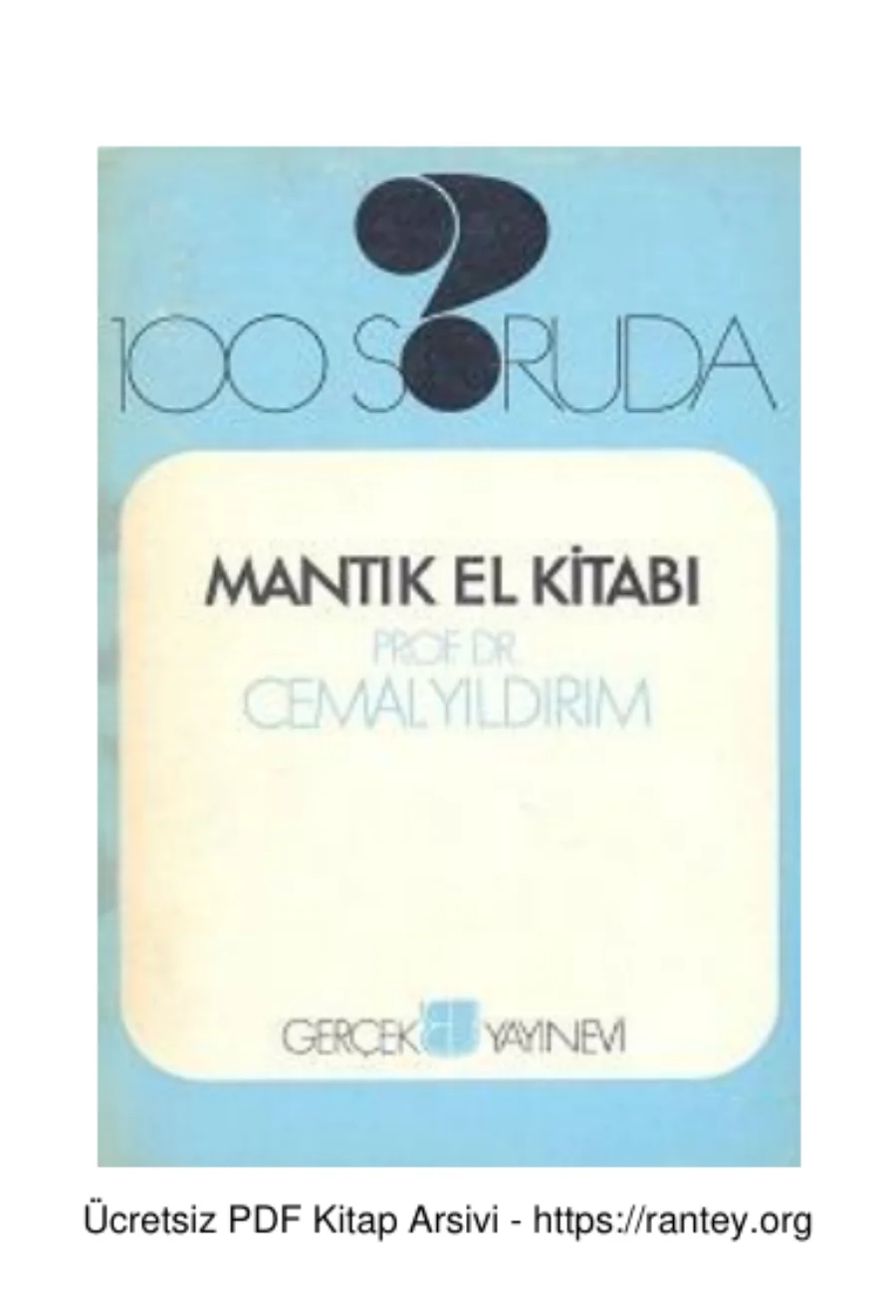 100 Soruda Mantık El Kitabı kapak görseli