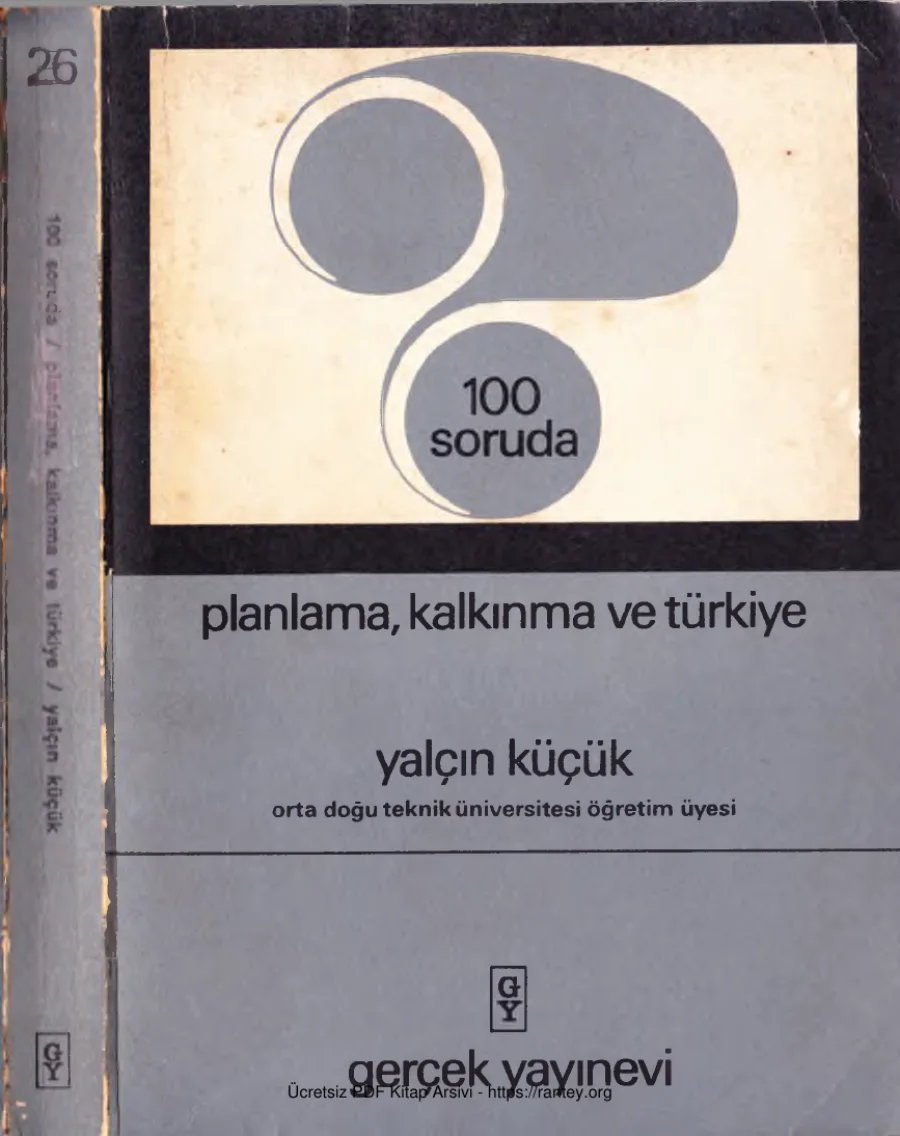100 Soruda Planlama Kalkınma ve Türkiye Gerçek Yayınları kapak görseli