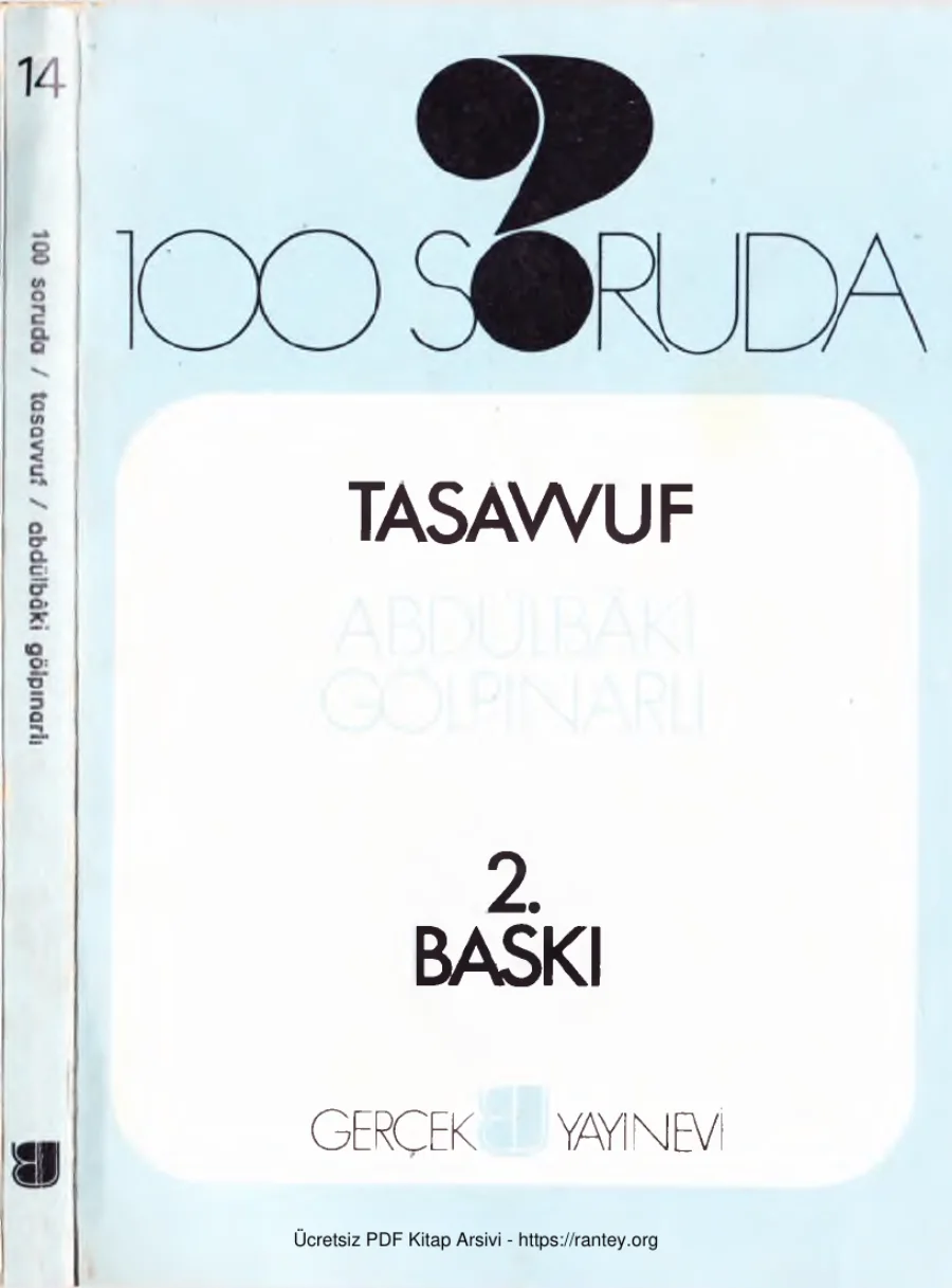 100 Soruda Tasavvuf Gerçek Yayınları kapak görseli