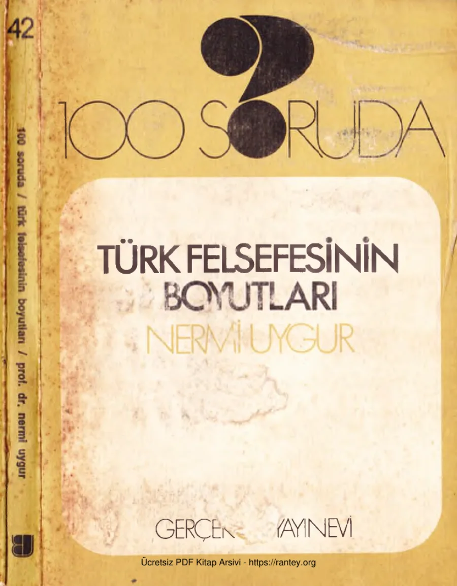 100 Soruda Türk Felsefesinin Boyutları kapak görseli