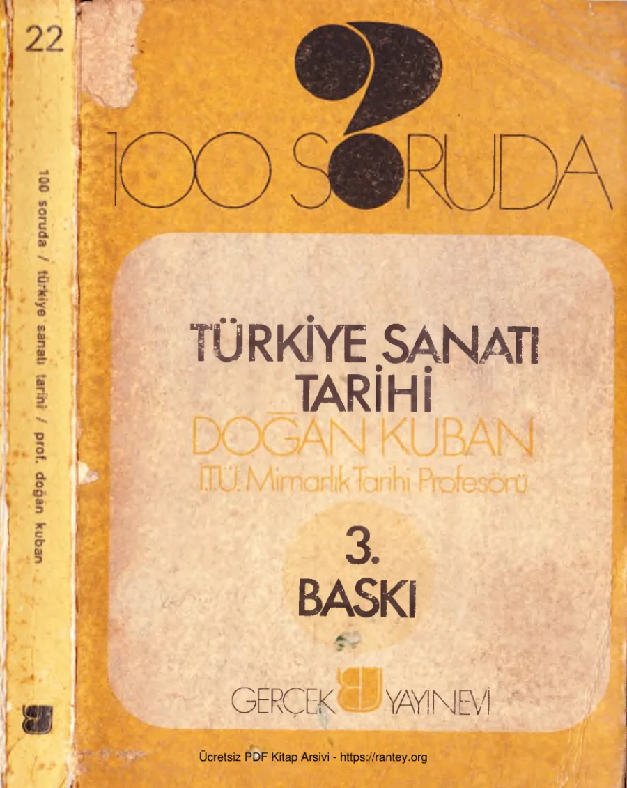 100 Soruda Türkiye Sanat Tarihi Gerçek Yayınları kapak görseli