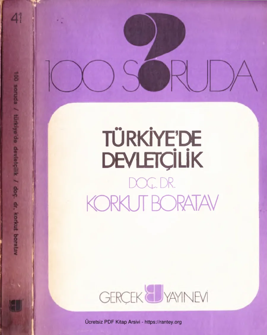 100 Soruda Türkiyede Devletçilik Gerçek Yayınları kapak görseli