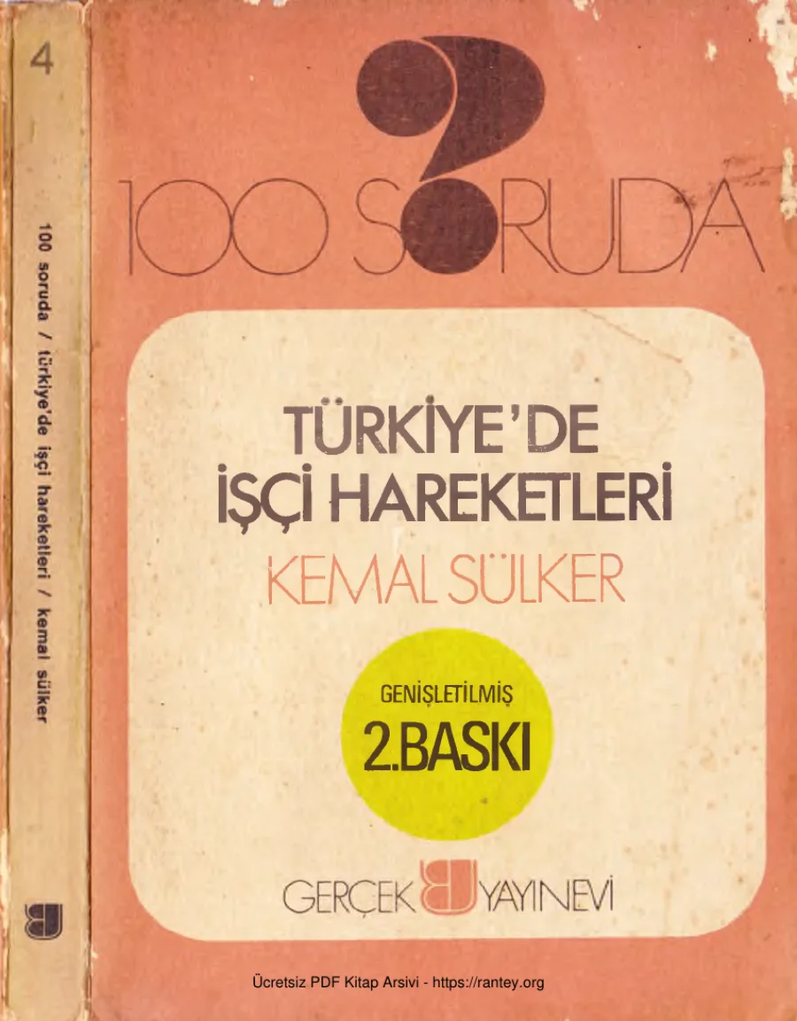 100 Soruda Türkiyede İşçi Hareketleri kapak görseli
