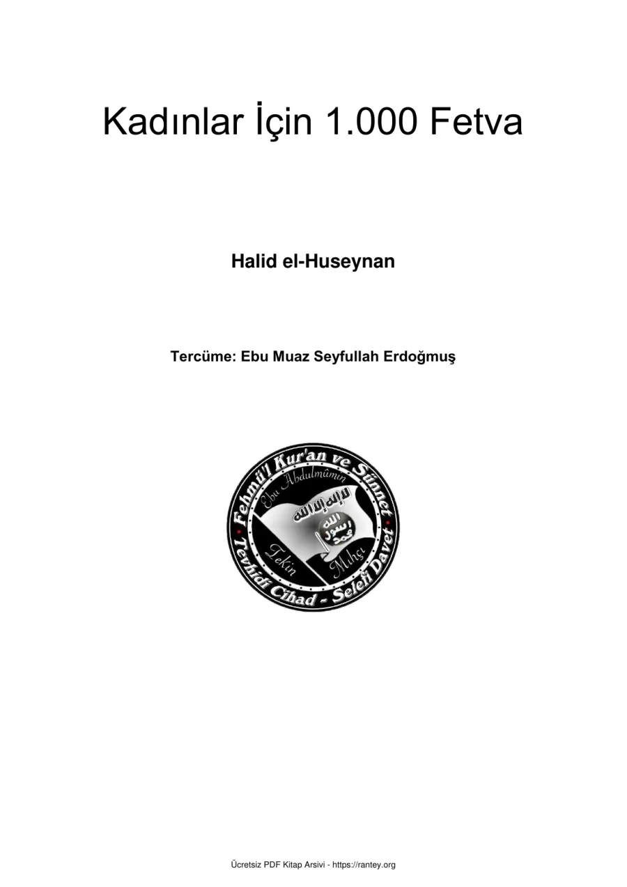 1000 Fetva Ebu Abdulmumin Tekin Mıhçı kapak görseli