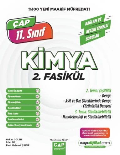 11. Sınıf Kimya 2. Fasikül kapak görseli