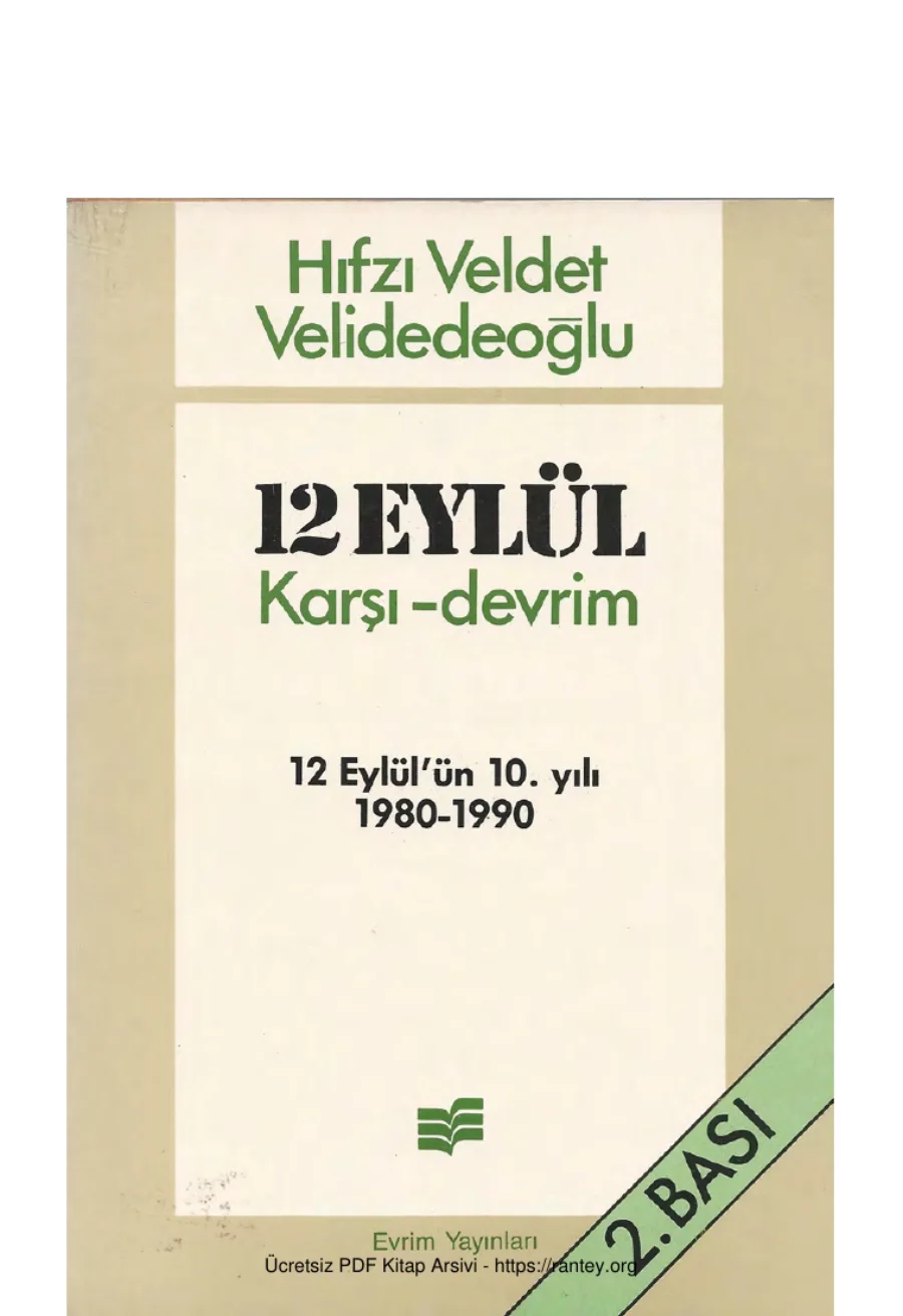 12 Eylül Karşı Devrim kapak görseli