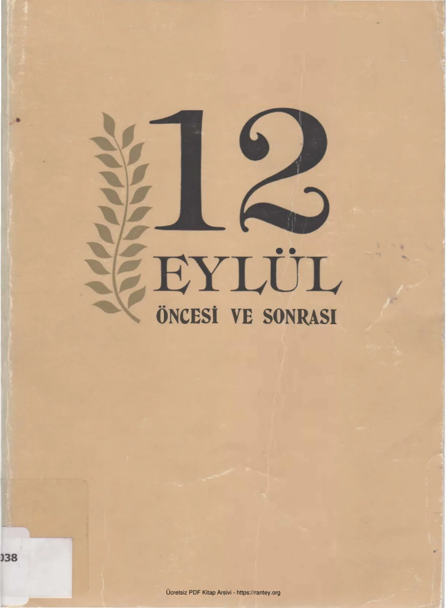 12 Eylül Öncesi ve Sonrası kapak görseli