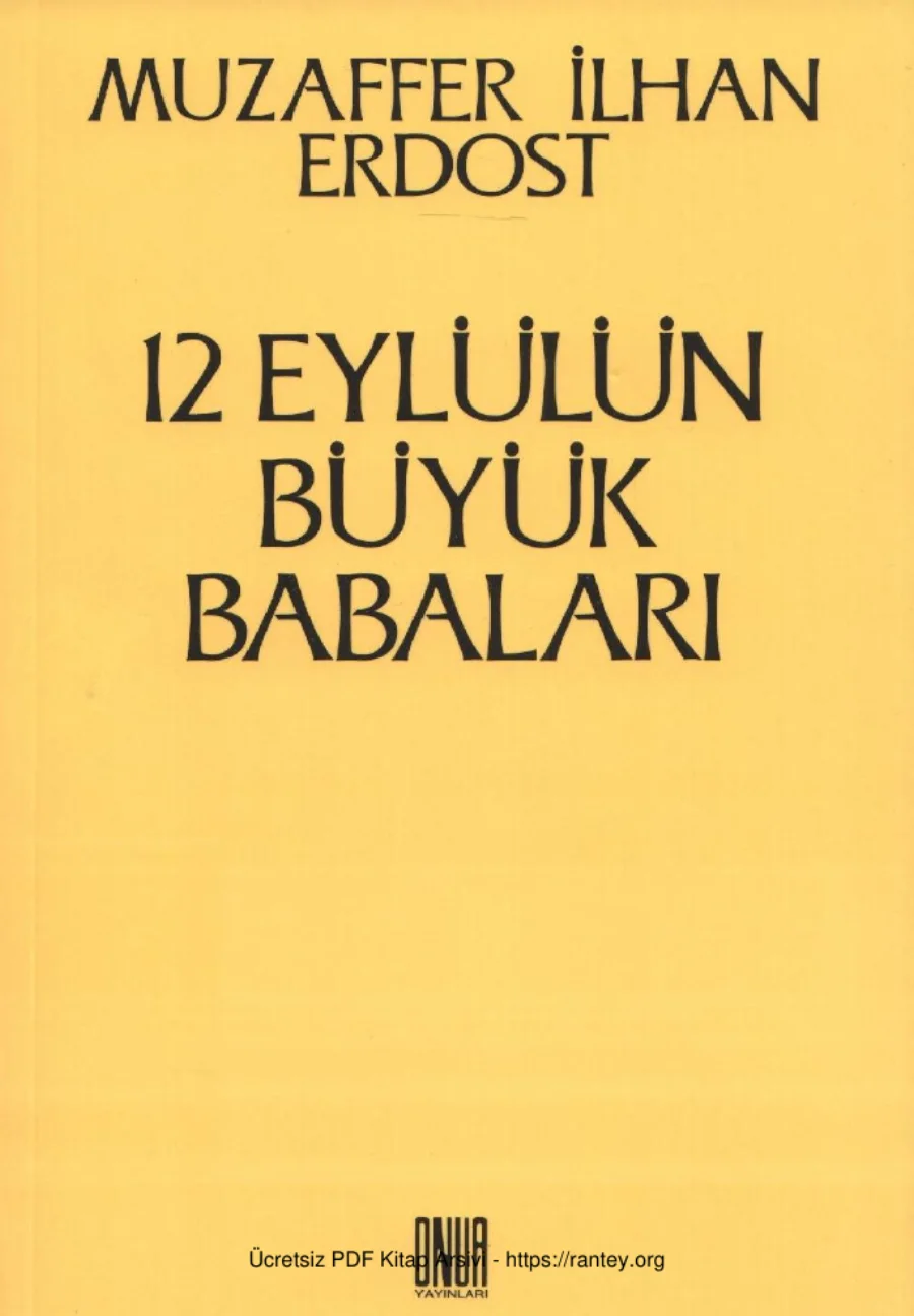 12 Eylülün Büyük Babaları kapak görseli