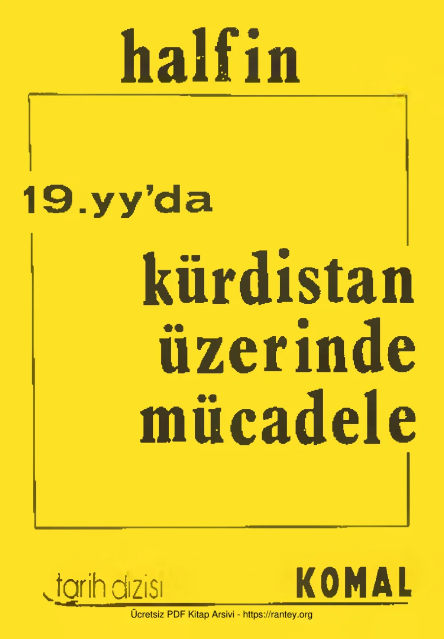 19 Yüzyılda Kürdistan Üzerinde Mücadele kapak görseli