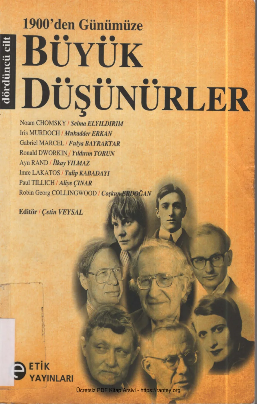 1900 den Günümüze Büyük Düşünürler 4 kapak görseli