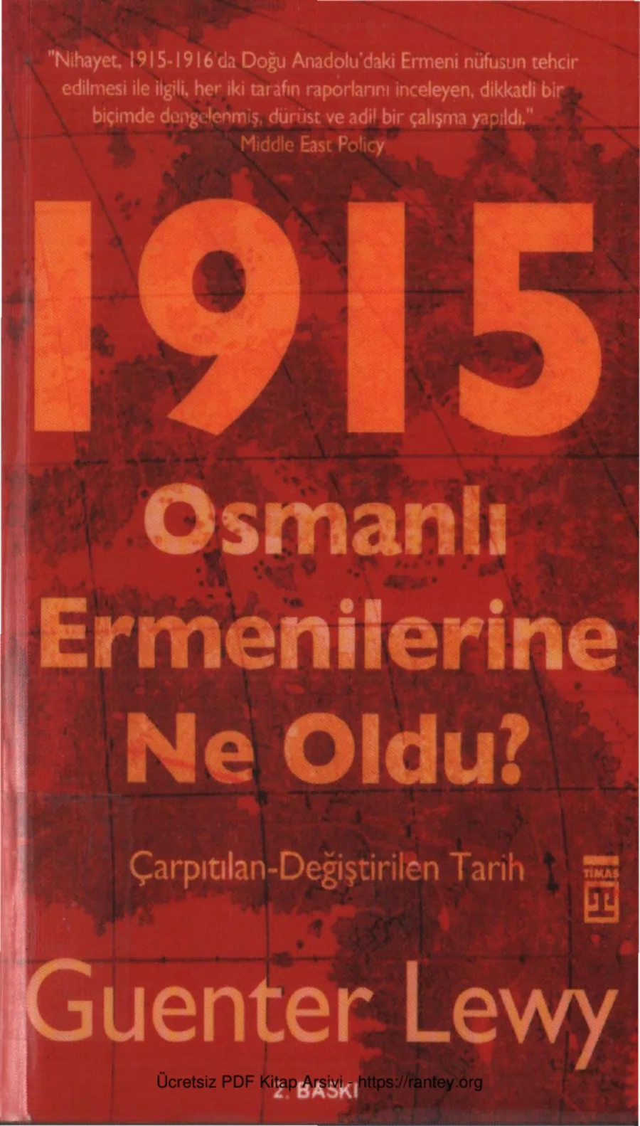 1915 Osmanlı Ermenilerine Ne Oldu kapak görseli