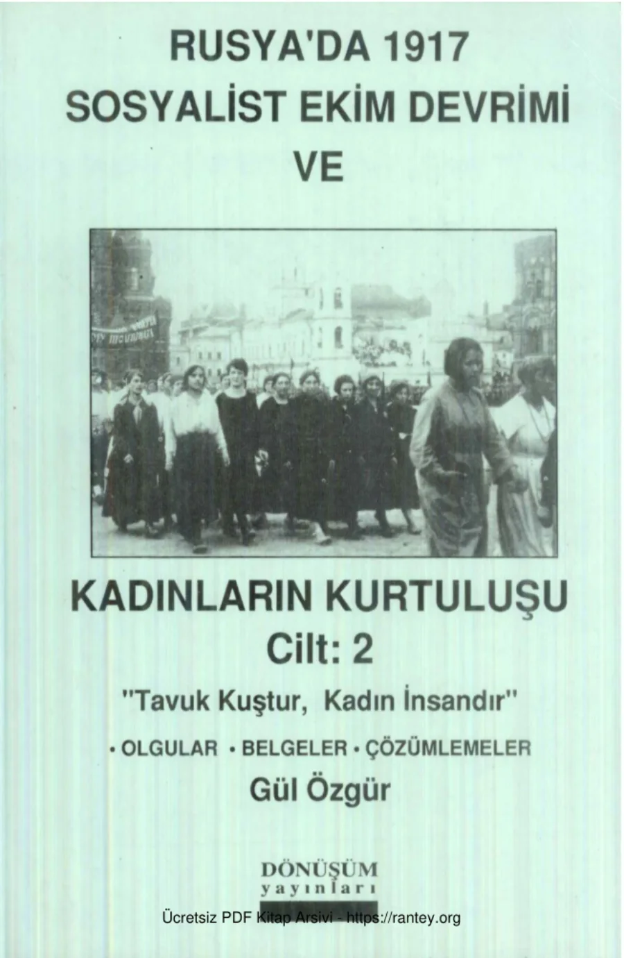 1917 Sosyalist Ekim Devrimi ve Kadınların Kurtuluşu Cilt 2 kapak görseli