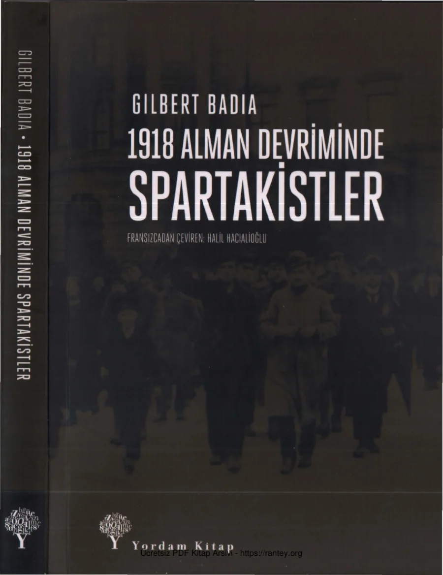 1918 Alman Devriminde Spartakistler kapak görseli