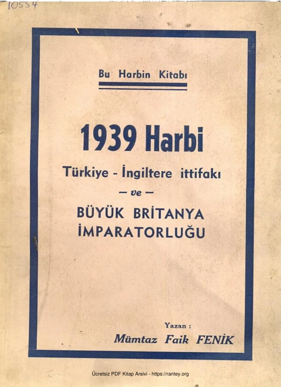 1939 Harbi kapak görseli