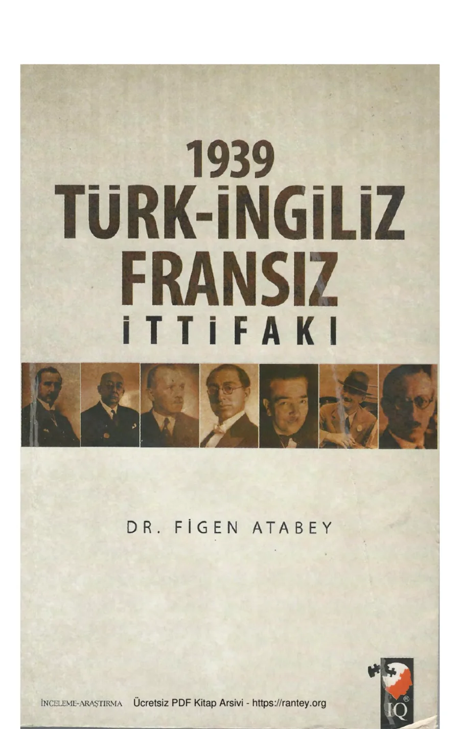 1939 Türk İngiliz Fransız İttifakı kapak görseli