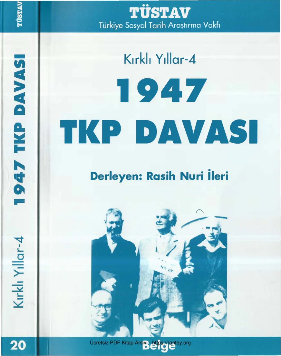 1947 TKP Davası Kırklı Yıllar 4 kapak görseli