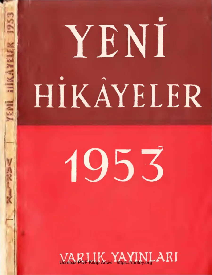 1953 Varlık Yayınları kapak görseli