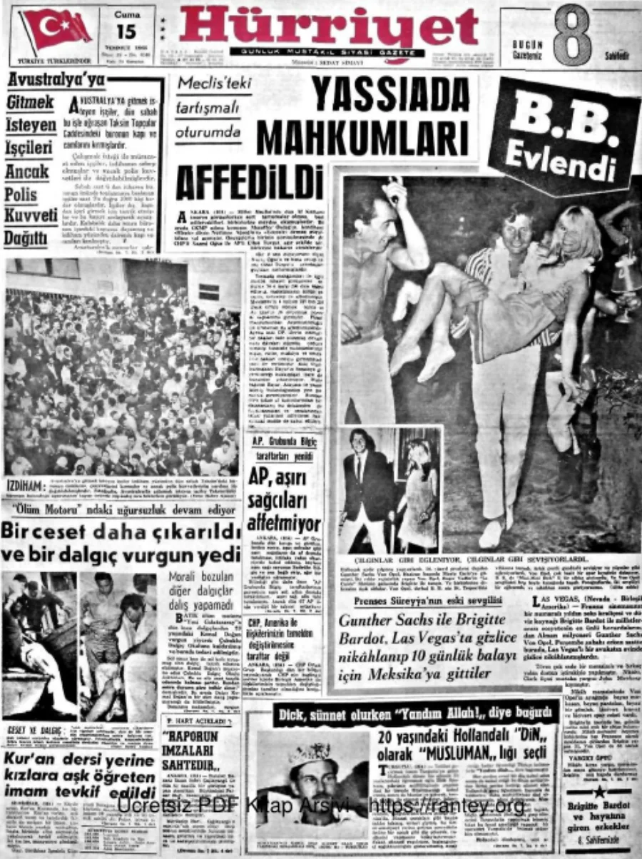 1971 gazete arşivi kapak görseli