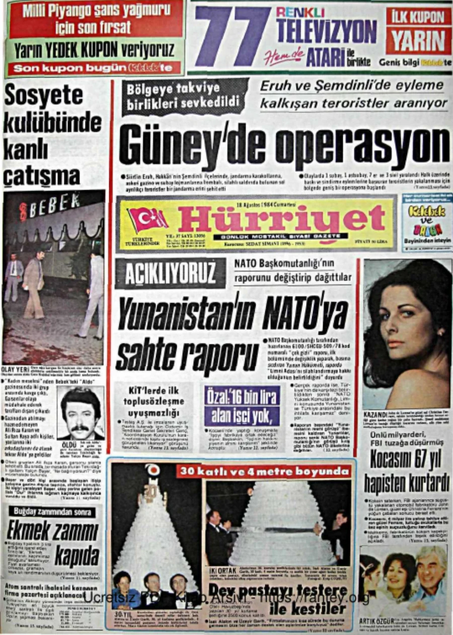 1988 gazete arşivi kapak görseli