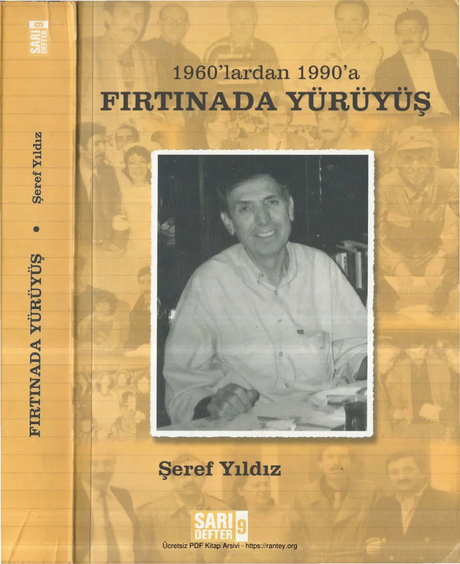 1990a Fırtınada Yürüyüş TÜSTAV Sarı Defter kapak görseli