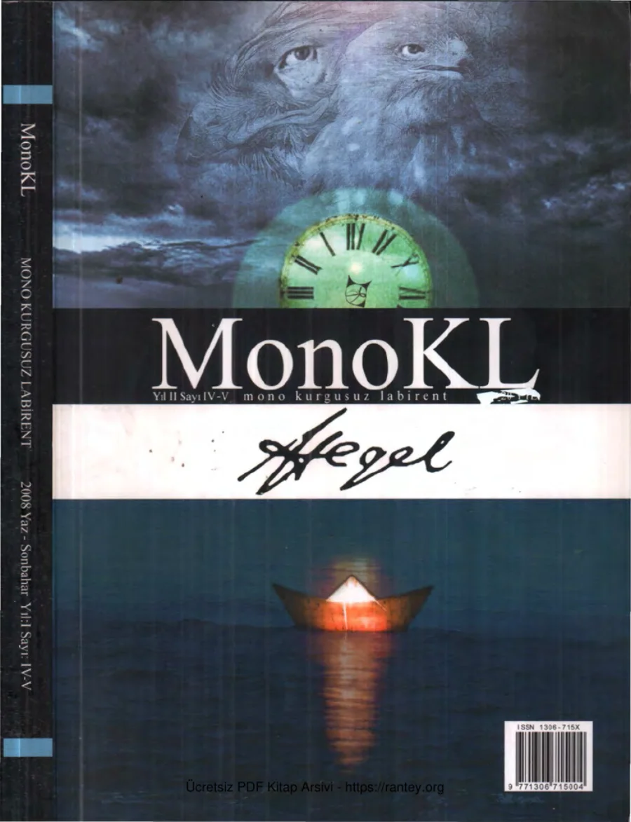 2008 Hegel Özel Sayısı kapak görseli