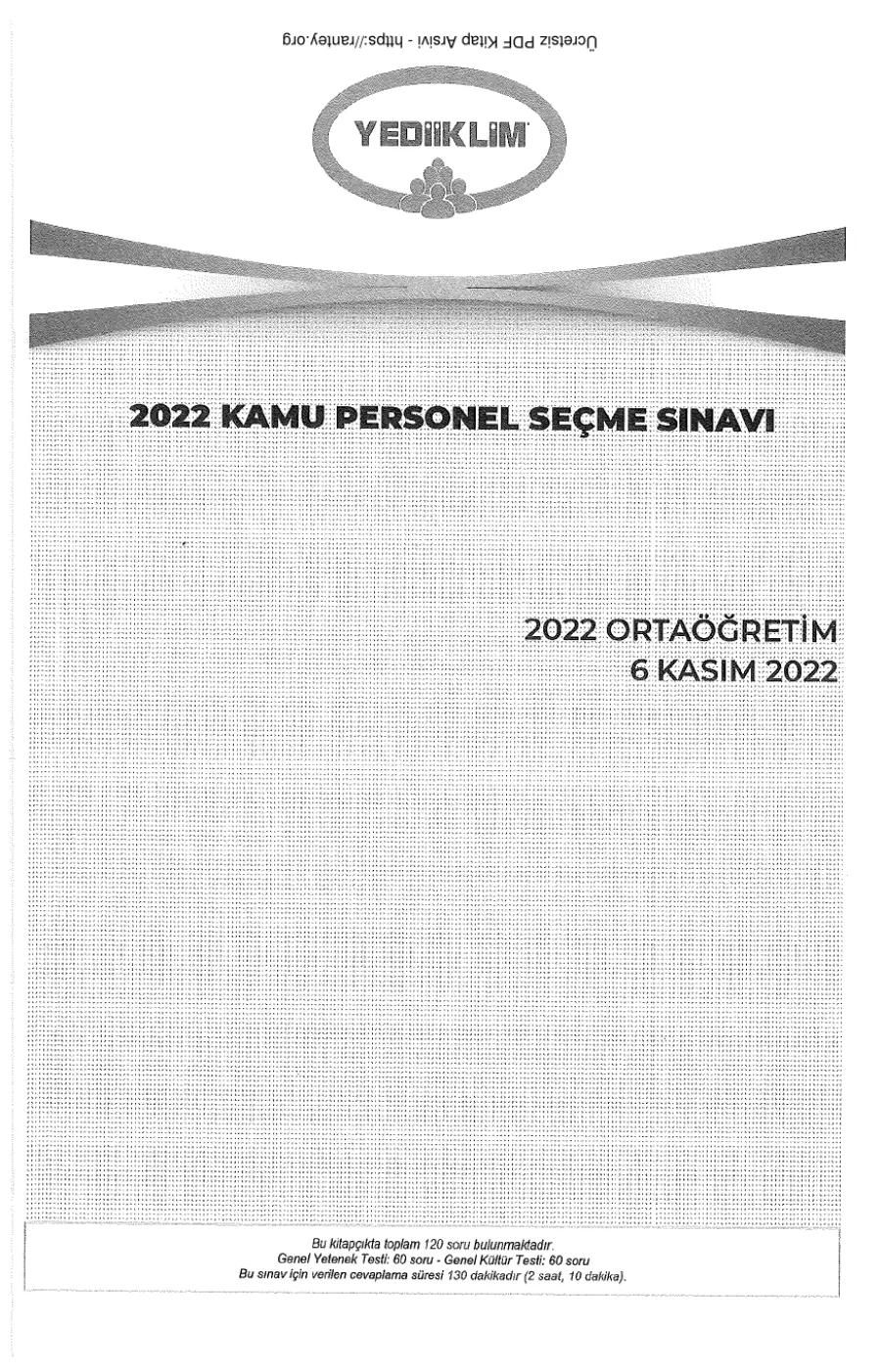 2022 KPSS ORTAÖĞRETİM kapak görseli