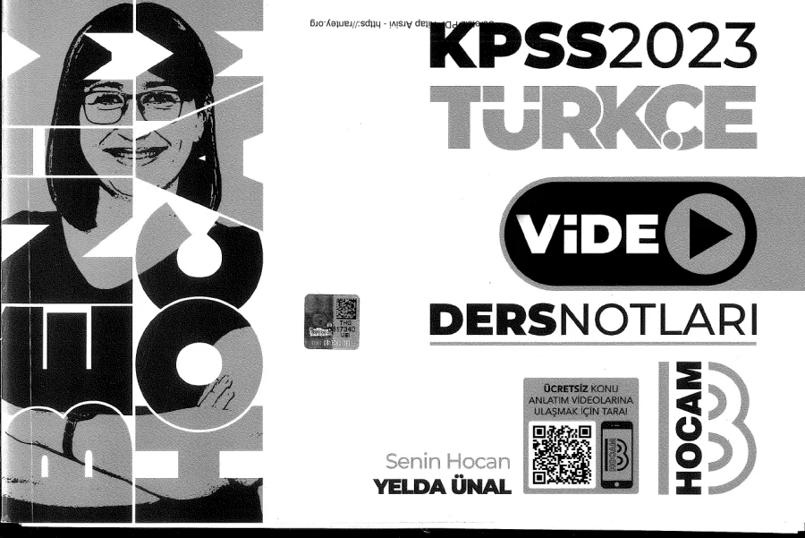 2023 KPSS Türkçe Video Ders Notları kapak görseli