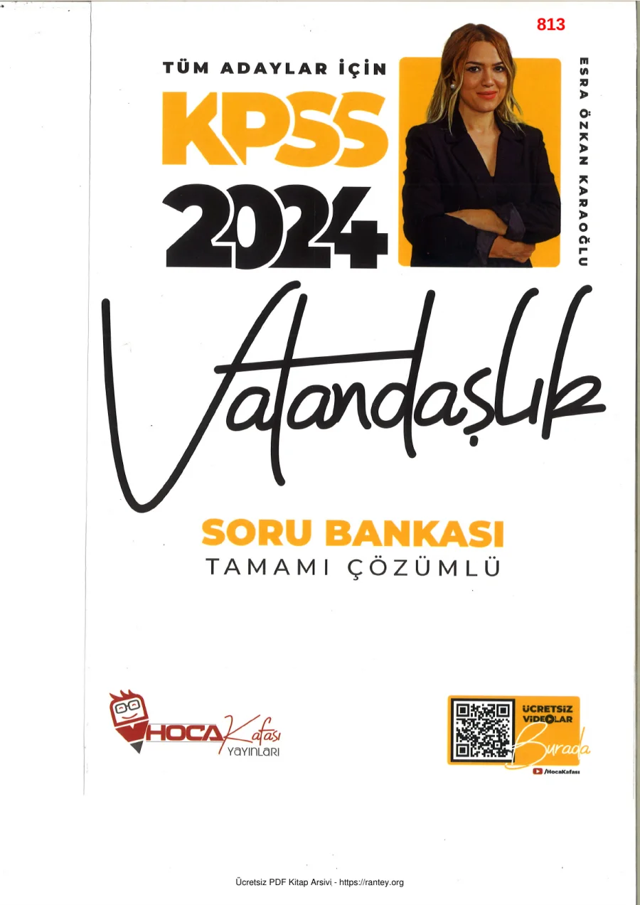2024 Esra hoca vatandaşlık soru bankası kapak görseli