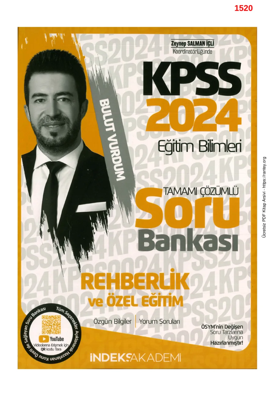 2024 indeks akademi rehberlik ve özel eğitim Bulut Vurdum kapak görseli