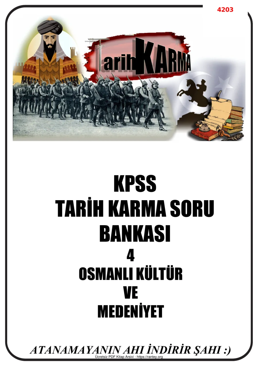 2024 KARMA TARİH OSMANLI KÜLTÜR VE MEDENİYET kapak görseli