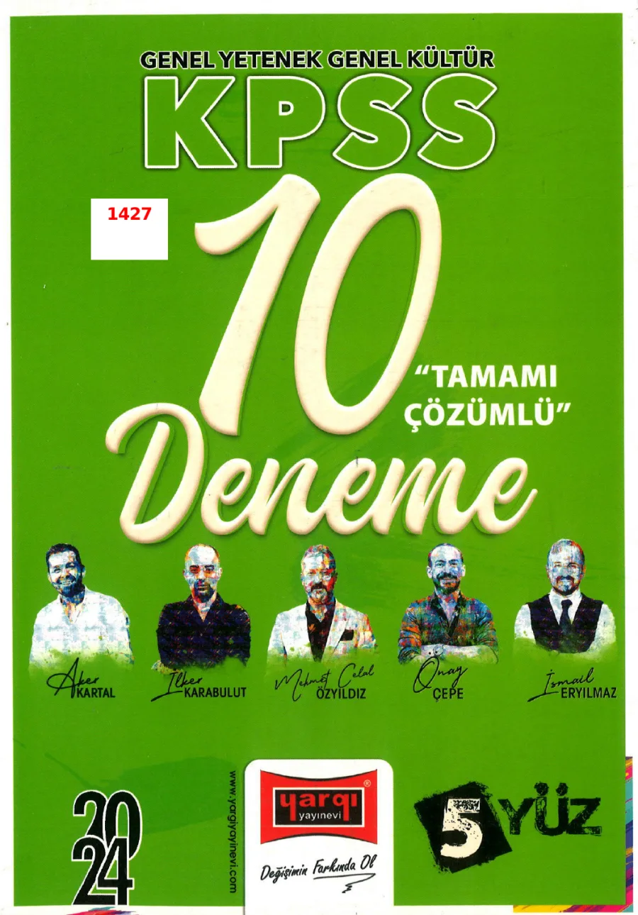 2024 Yargı 5yüz 10lu deneme kapak görseli