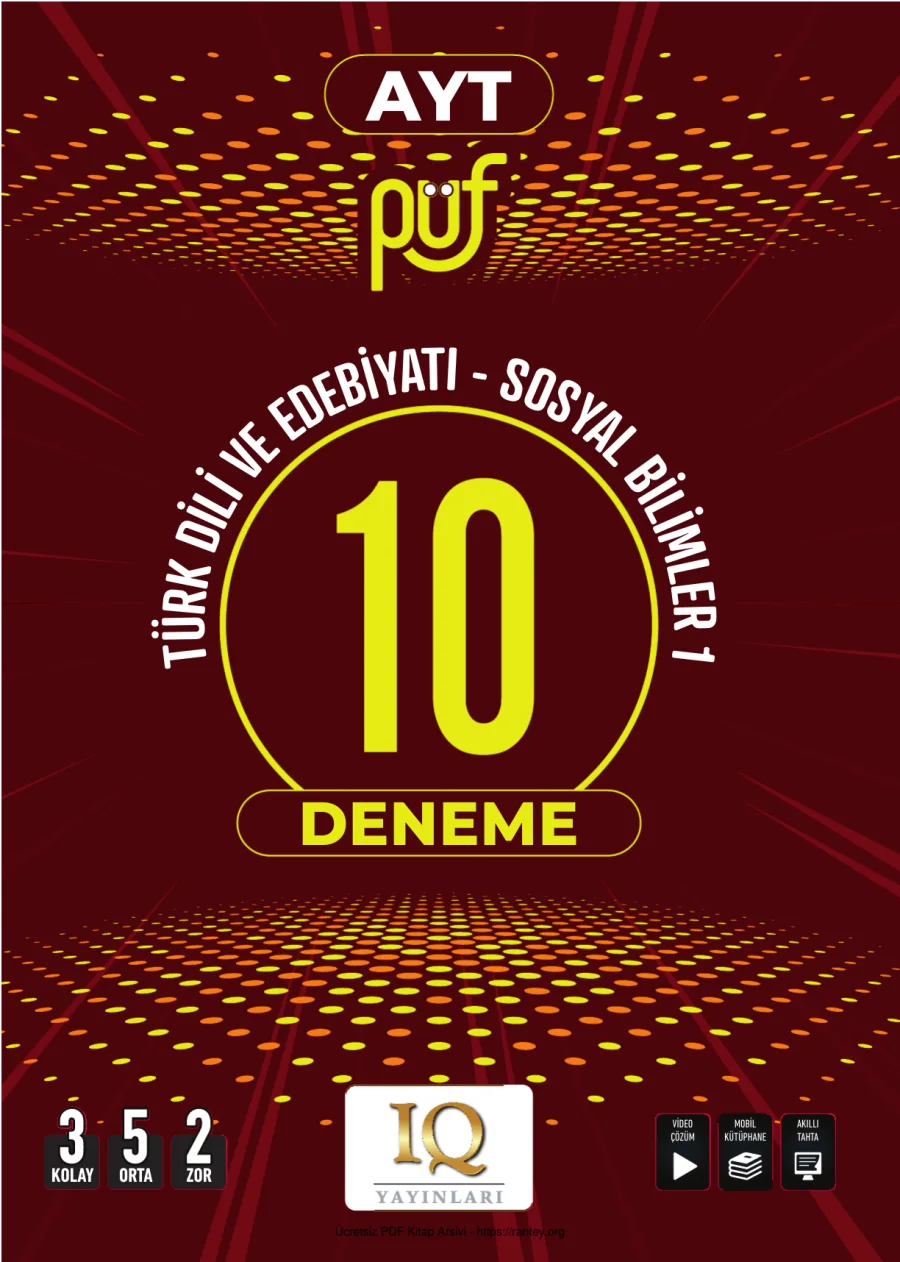 2025 İQ AYT EDEBİYAT DENEME kapak görseli