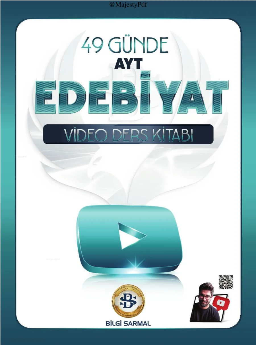 2026 49 Günde AYT Edebiyat Video Ders Kitabı kapak görseli