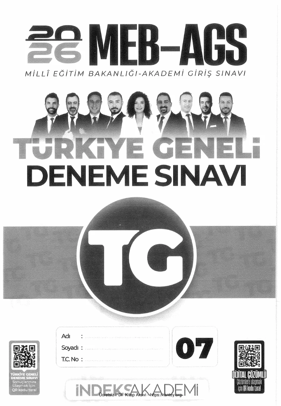 2026 Ags İndeks TG 7 kapak görseli