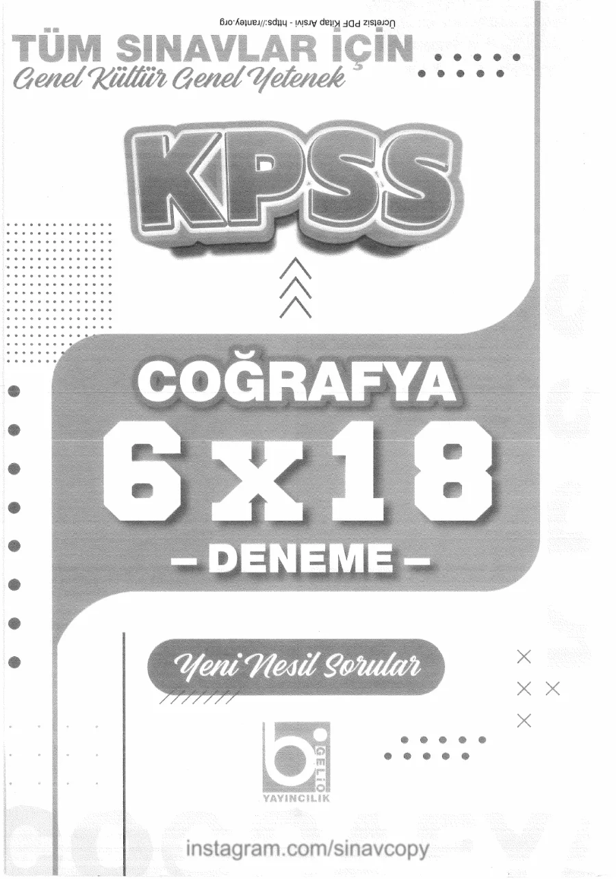 2026 BIGELIO COGRAFYA 6 DENEME kapak görseli