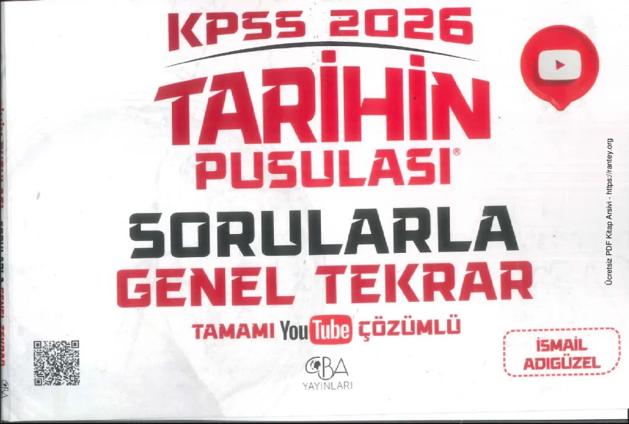2026 CBA KPSS TARİHİN PUSULASI SORULARLA GENEL TEKRAR kapak görseli