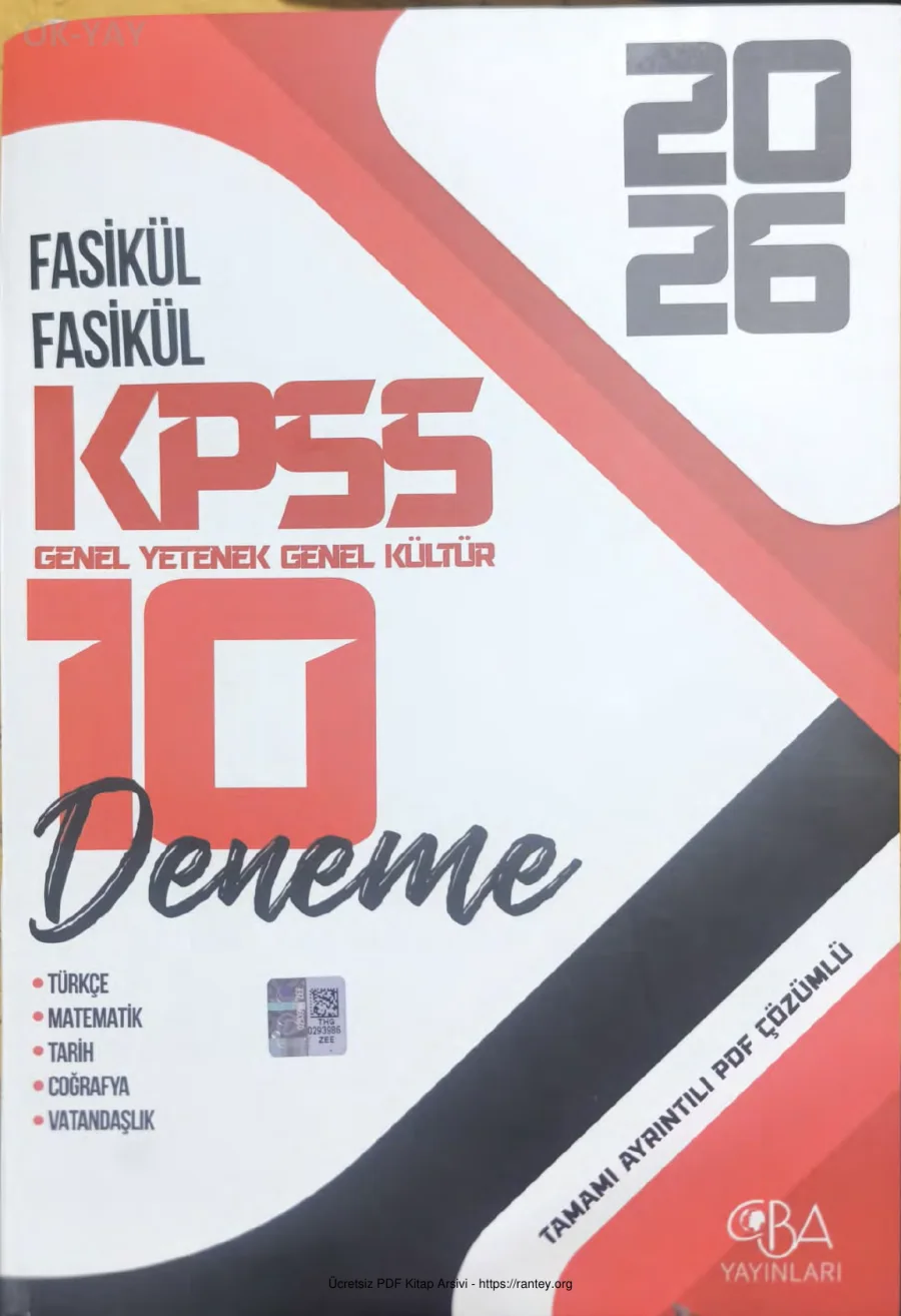 2026 CBA PUSULA GYGK 10 DENEME kapak görseli