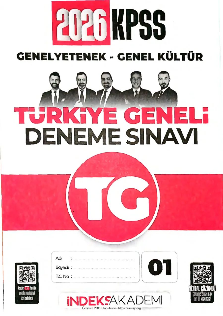 2026 İNDEKS GYGK TG 1 kapak görseli